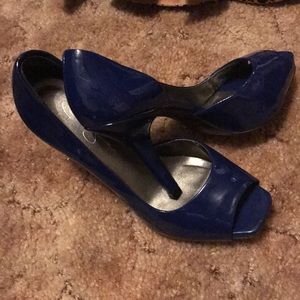Blue heels